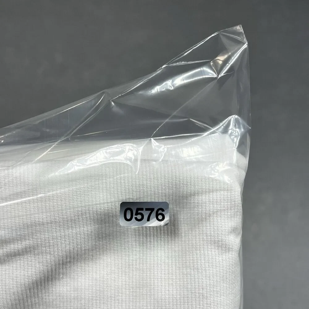 Pottery Barn Set Standard Pillow Shams White Satin Chain Stitch 100% Cotton